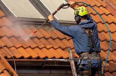 Démoussage et hydrofuge de toiture à Marollette
